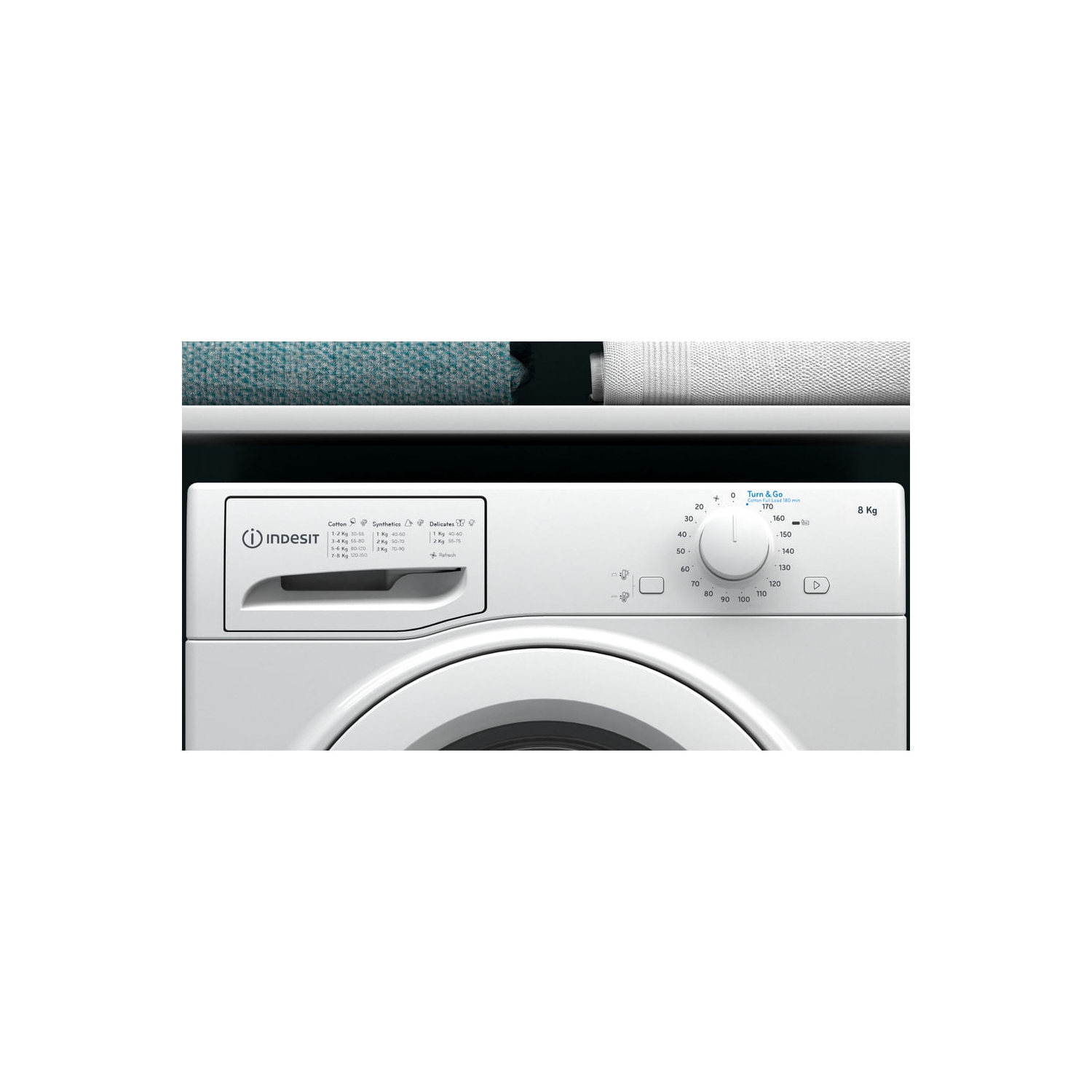 Indesit I2D81WUK 8Kg Condenser Tumble Dryer - White - 3