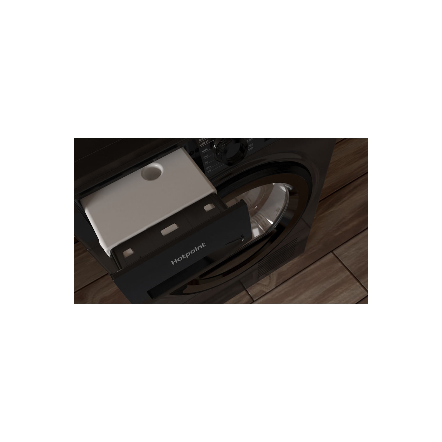 Hotpoint H3D81BUK 8Kg Condenser Tumble Dryer - Black - B Rated - 2