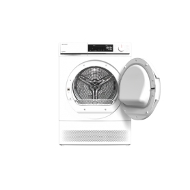 SHARP KD-NCB8S7PW9 8 kg Condenser Tumble Dryer - White - 1