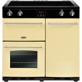 belling cookcentre 90ei electric range cooker with induction hob