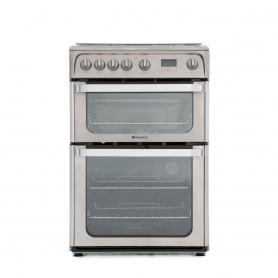 Hotpoint Ultima HUG61X Gas Cooker with Double Oven