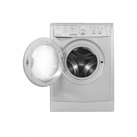 INDESIT IWDC6125S EcoTime 6kg Wash 5kg Dry 1200rpm Freestanding Washer Dryer - Silver - 2