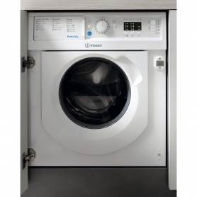 Indesit BIWMIL 71252 UK Integrated Washing Machine - White - 0