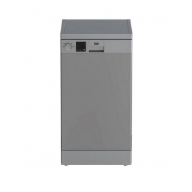 Beko DVS04020S Slimline Dishwasher - Silver
