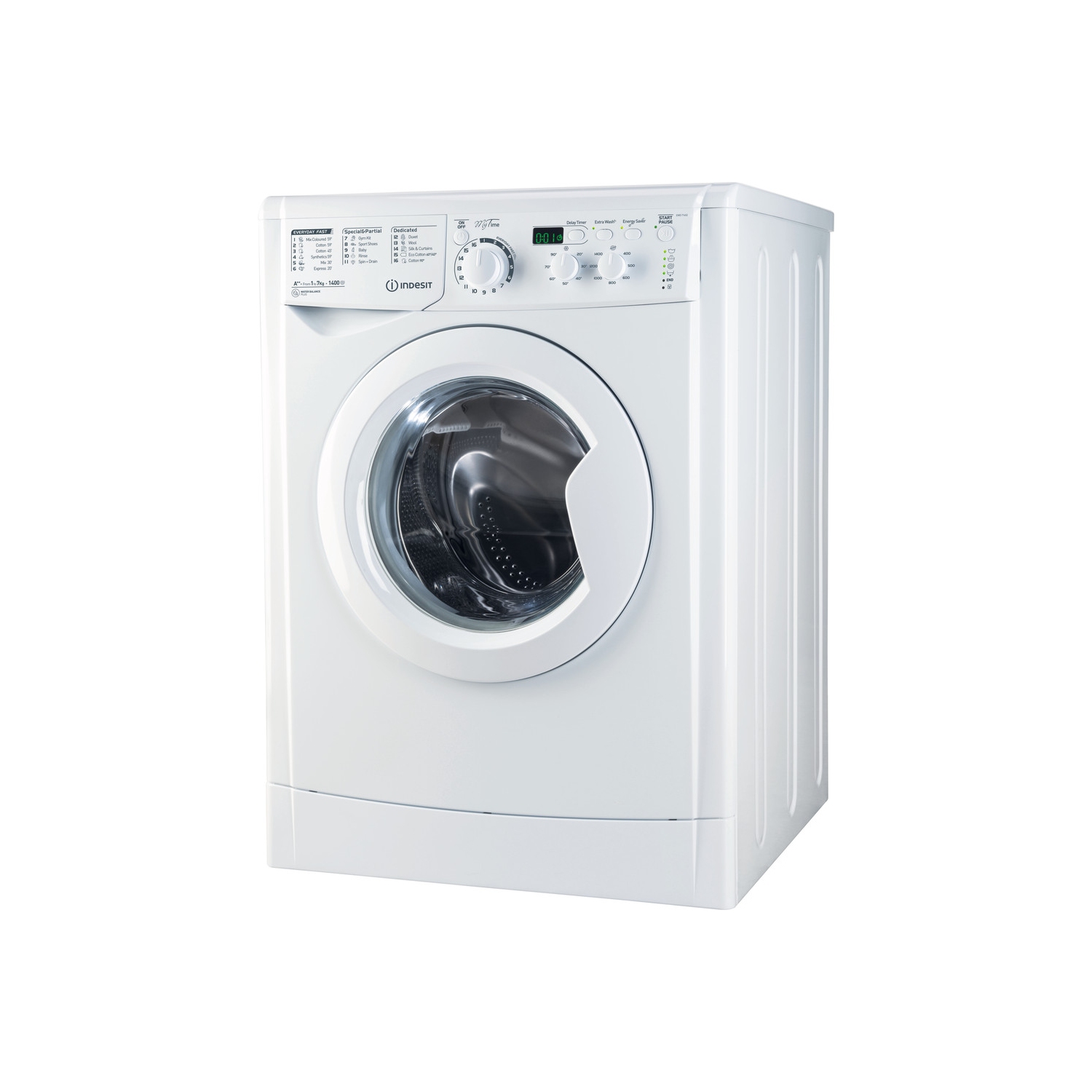 Indesit  EWD71452WUKN 7Kg 1400 Spin Washing Machine  White - 0