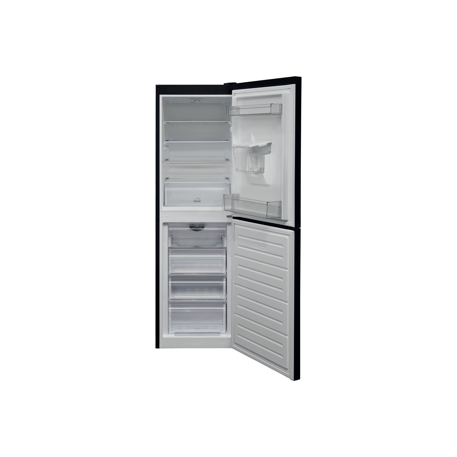 hisense 463l bottom freezer silver fridge