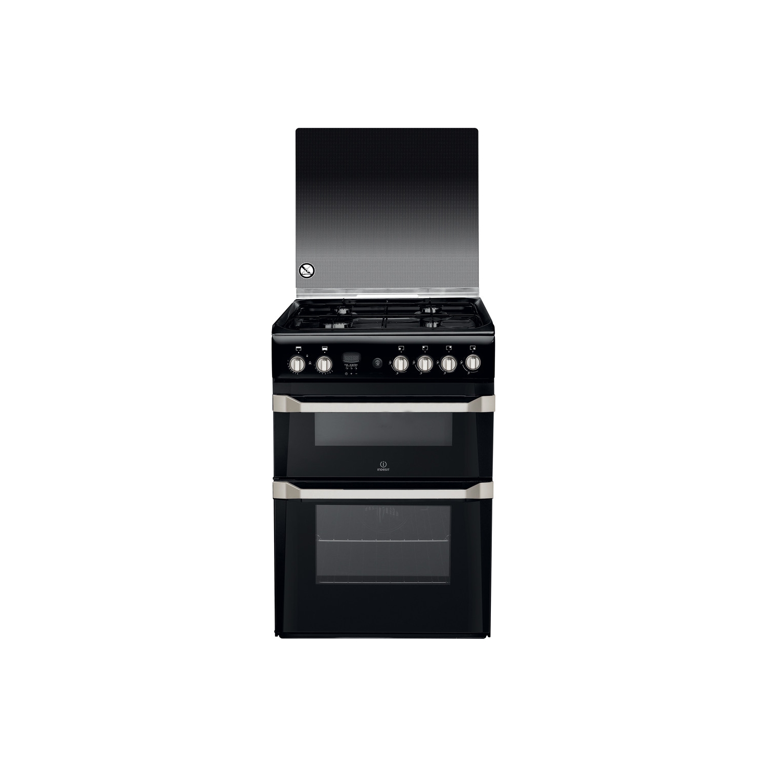 black indesit gas cooker