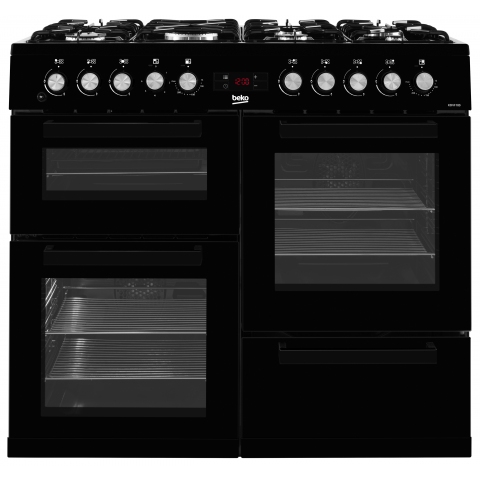 beko 100cm dual fuel range cooker