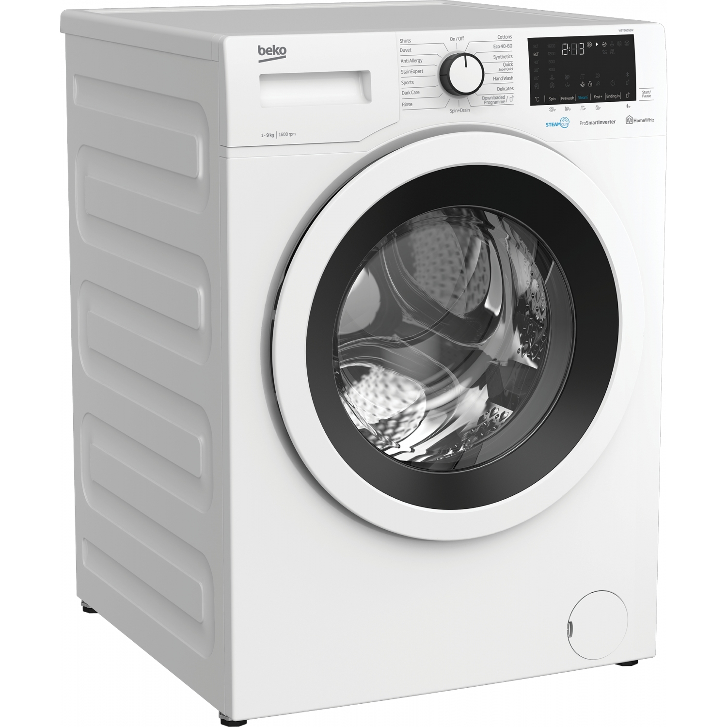 Beko WEY96052W 1600 Spin 9Kg Washing Machine - White - 0