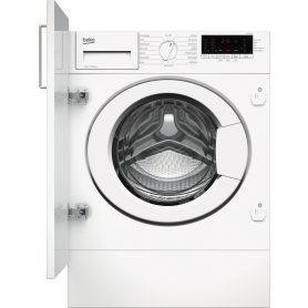 Beko RecycledTub™ WTIK84111F Integrated 8Kg Washing Machine with 1400 rpm - White 