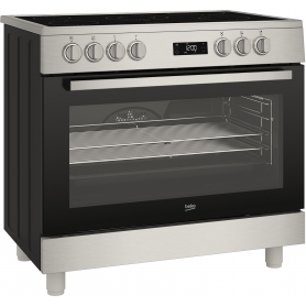 Beko GF17300GXNS 90cm Electric Range Cooker with Ceramic Hob - Stainless Steel - A Rated - 3