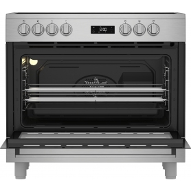Beko GF17300GXNS 90cm Electric Range Cooker with Ceramic Hob - Stainless Steel - A Rated - 2